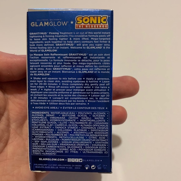 NIB Glamglow Limited Edition #1 Sonic Blue Mask - Picture 3 of 3